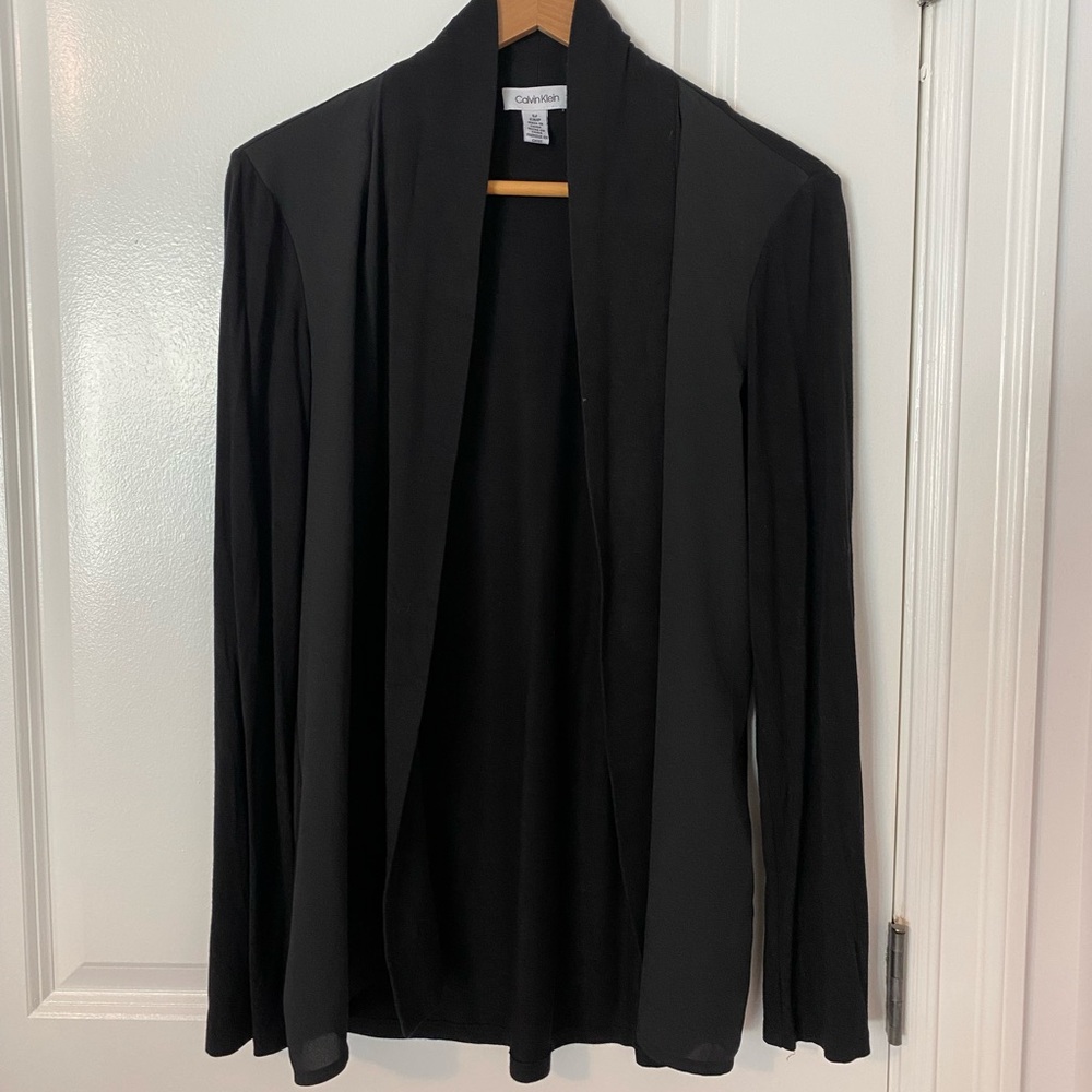 Calvin Klein Elegant Black Blazer Sweater